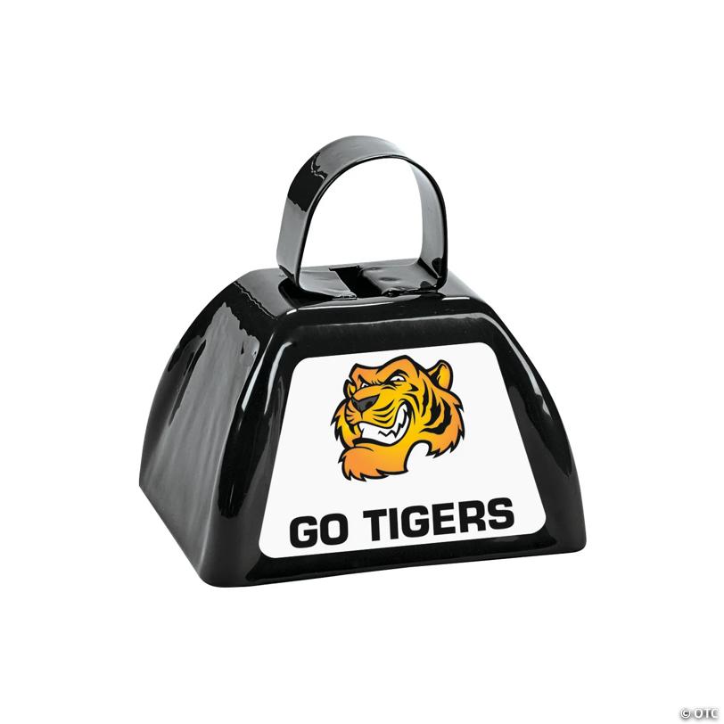 Black Team Spirit Custom Photo Cowbells - 12 Pc. | Elite Festo