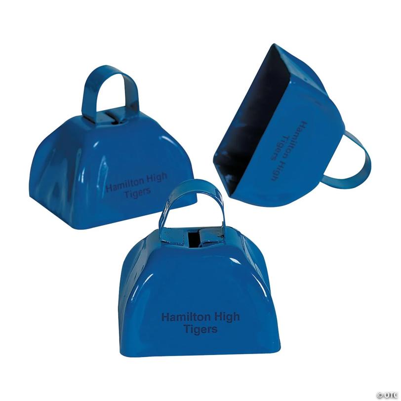 Blue Personalized Cowbells - 12 Pc. | Elite Festo