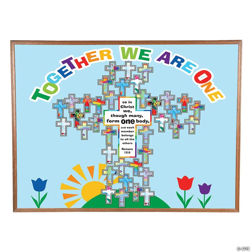Build a Cross Bulletin Board Set - 65 Pc.