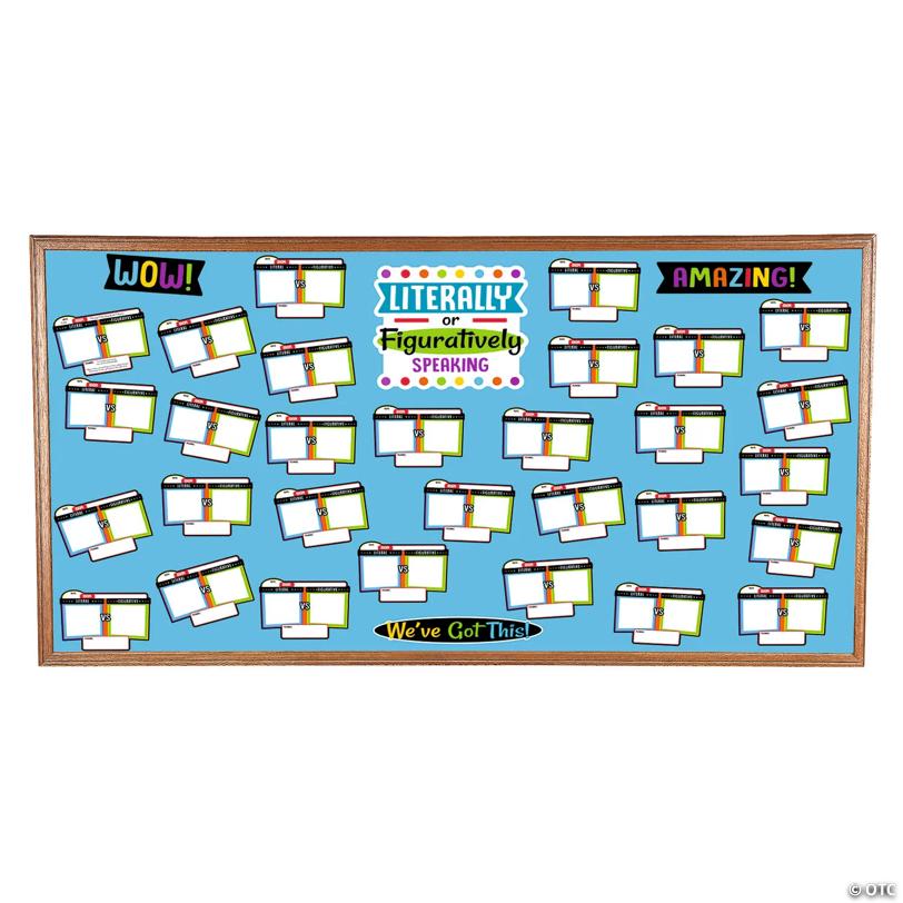 Build-a-Bulletin-Board Literal vs. Figurative Lesson
