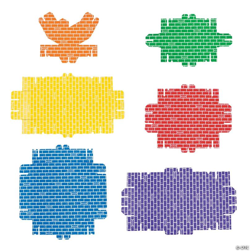 Building Bricks Blocks Set - 42 Pc.