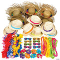 Bulk 122 Pc. Tropical Luau Wearables & Accessories Kit for 50 | Elite Festo