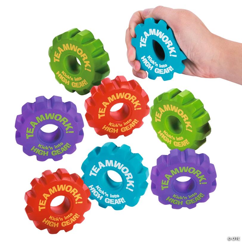 Bulk 48 Pc. Gears Stress Toys