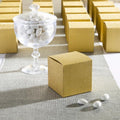 Bulk 48 Pc. Mini Gold Glitter Favor Boxes | Elite Festo