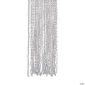 Bulk 48 Pc. Silver Metallic Bead Necklaces | Elite Festo