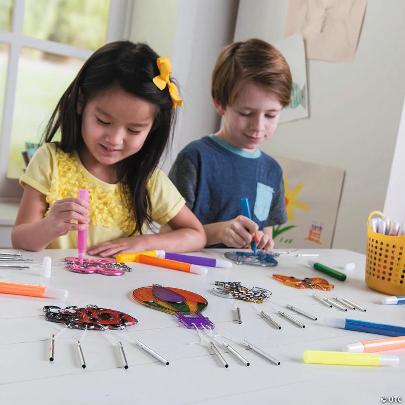 Bulk 72 Pc. Marvelous Suncatcher Plastic Paint Pen Kit