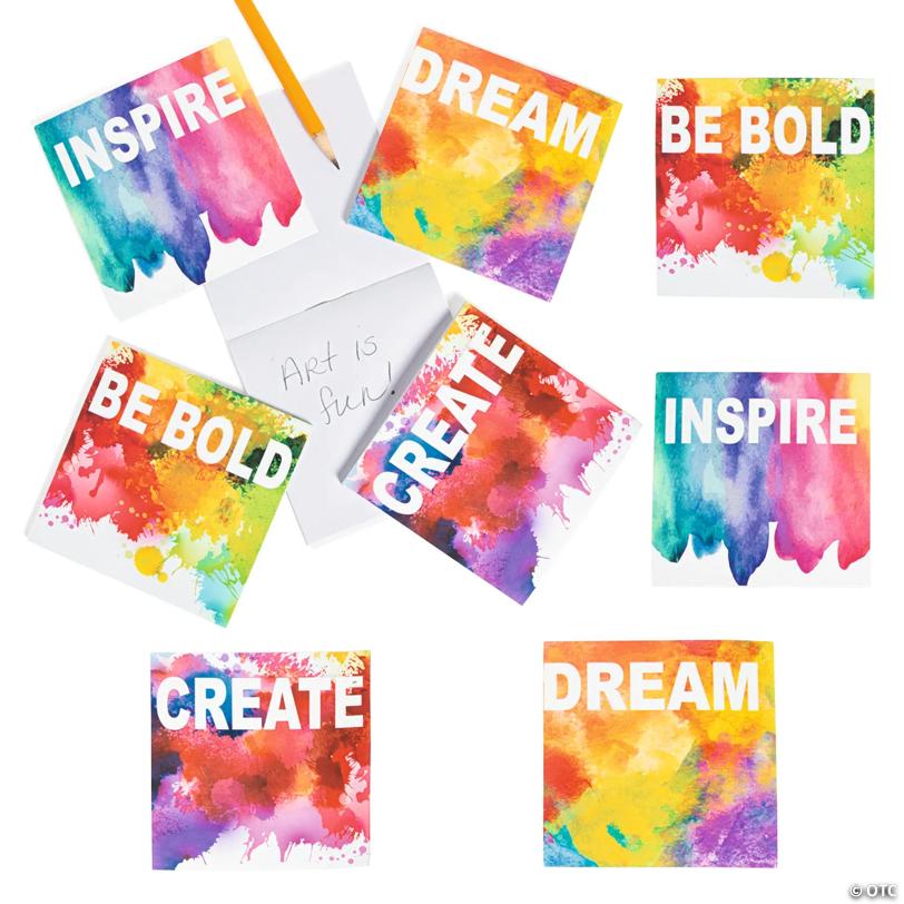 Bulk 72 Pc. Rainbow Watercolor Notepads