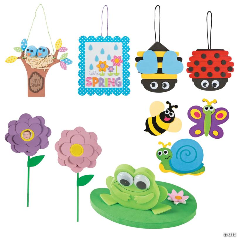 Bulk 72 Pc. Spring Craft Kit Assortment