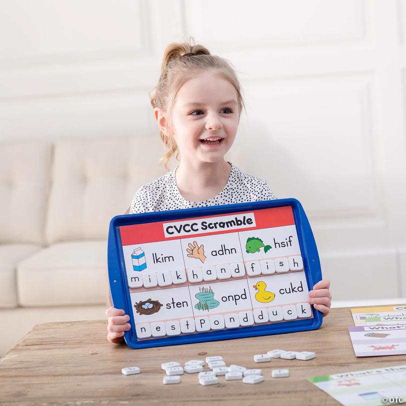 CVC, CVCC & CCVC Words Magnetic Activity Set – 154 Pc.