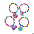 Candy World Beaded Bracelet Craft Kit - Makes 12