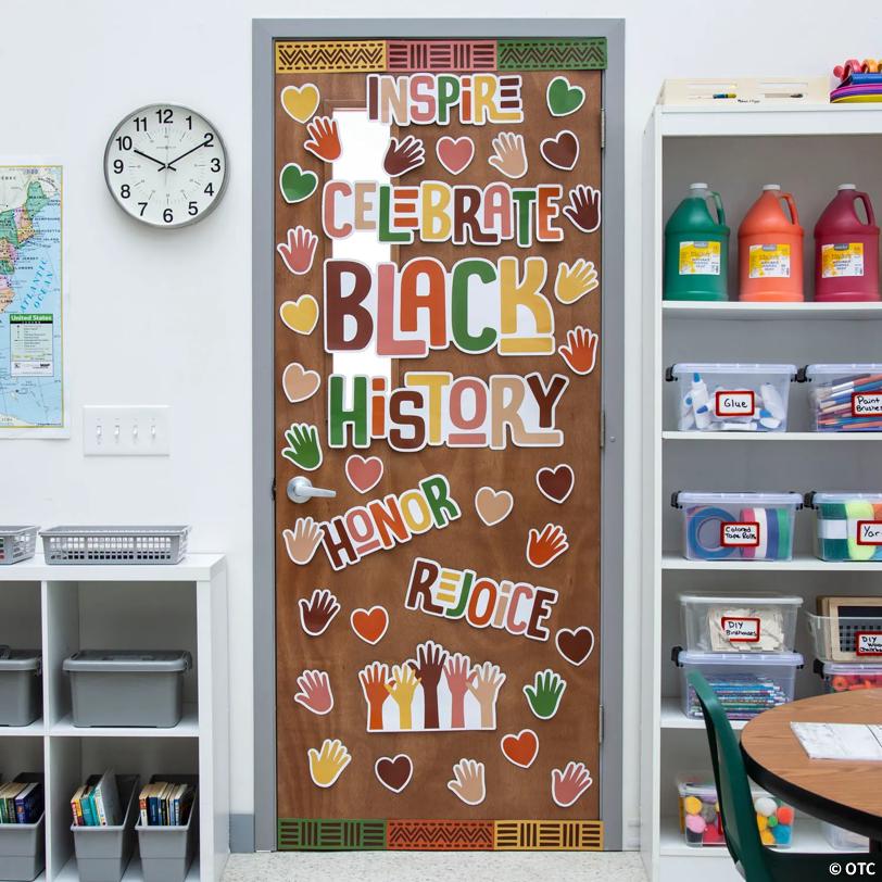 Celebrate Black History Classroom Door Decorating Kit - 43 Pc.