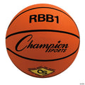 Champion Sports Offical Size Rubber Basketball, Orange, Set of 2