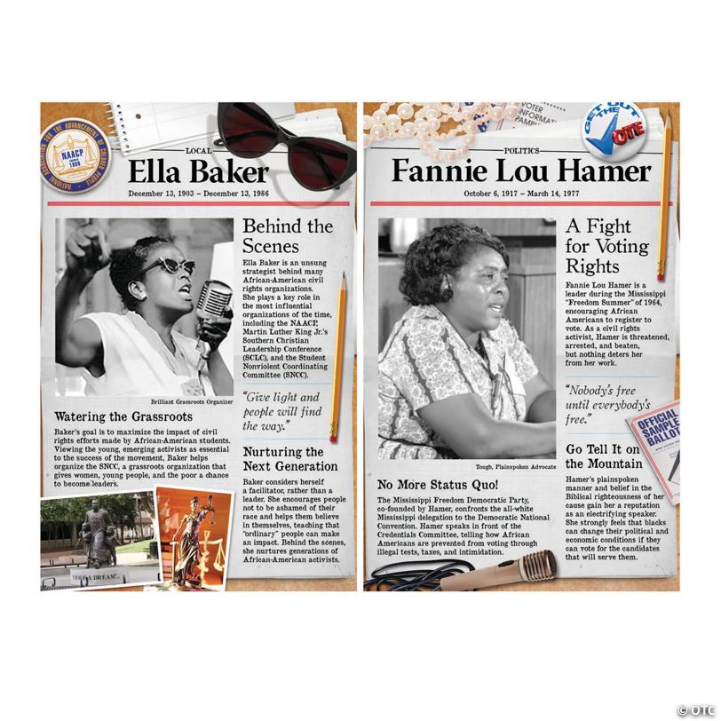 Civil Rights Pioneers Bulletin Board Set