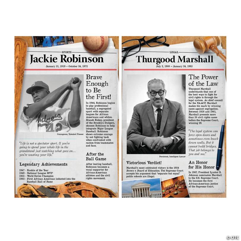 Civil Rights Pioneers Bulletin Board Set