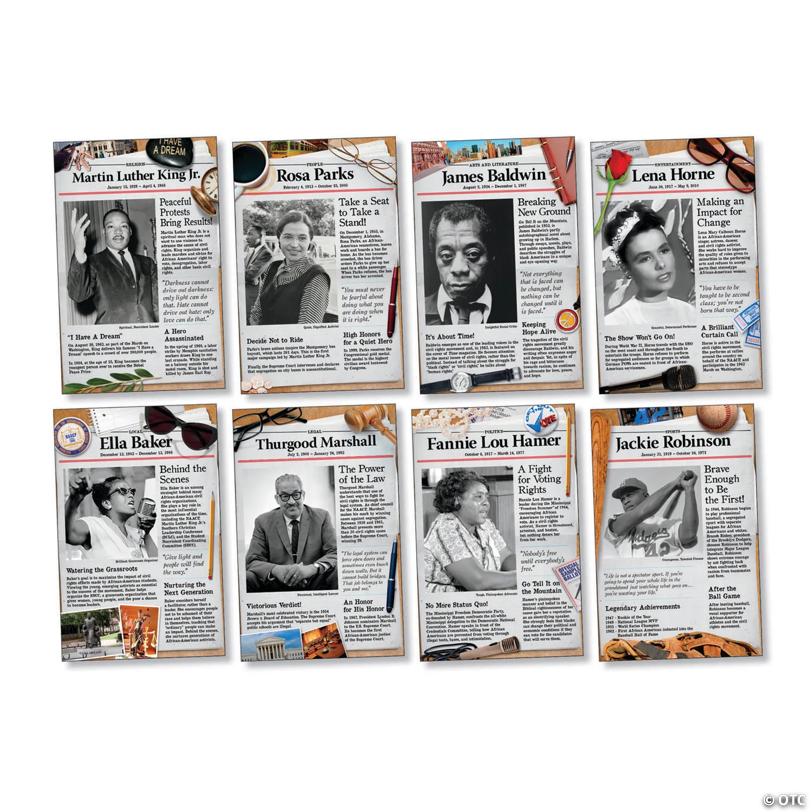 Civil Rights Pioneers Bulletin Board Set