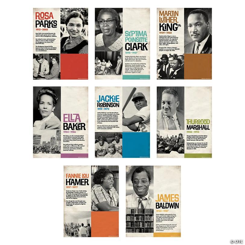 Civil Rights Poster Set - 8 Pc.