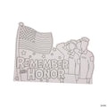 Color Your Own 3D Memorial Day Stand-Up Sign - 12 Pc.