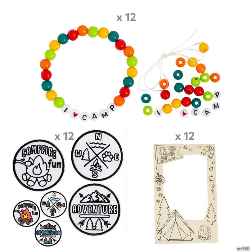 Cool Camp Craft Kit Assortment - Makes 36