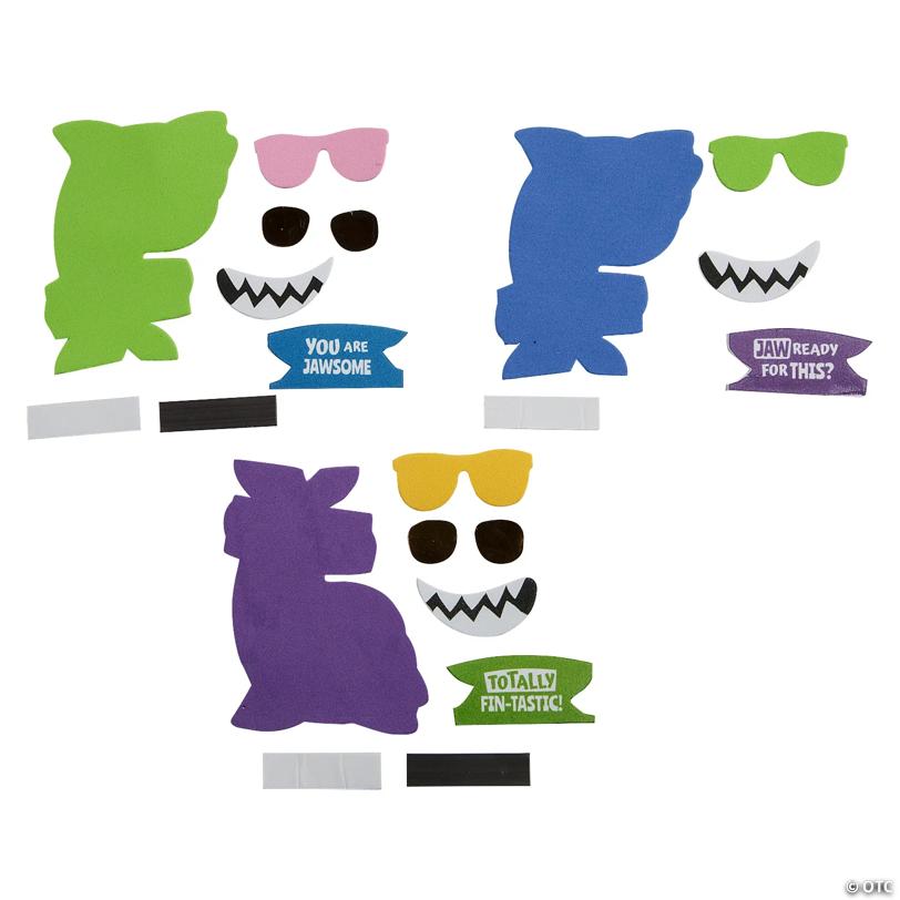 Cool Shark Magnet Craft Kit - Makes 12