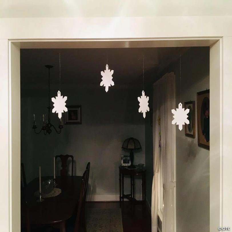 Creative Shapes Etc. - Small Single Color Creative Foam Craft Cut-outs - Snowflake