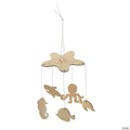 DIY Unfinished Wood Sea Life Mobile Craft Kit
