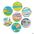 Dr. Seuss™ Oh, the Places You’ll Go Buttons - 24 Pc. | Elite Festo