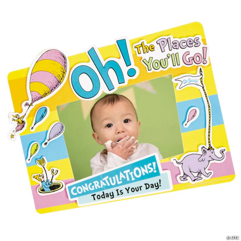 Dr. Seuss™ Oh, the Places You’ll Go Picture Frame Magnet Craft Kit - Makes 12 | Elite Festo