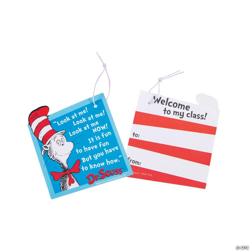 Dr. Seuss™ Welcome to Class Reading Bracelets with Card - 24 Pc.