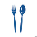Fork & Spoon Plastic Cutlery Sets - 16 Ct.