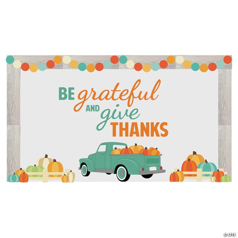 Give Thanks Bulletin Board Set - 11 Pc.