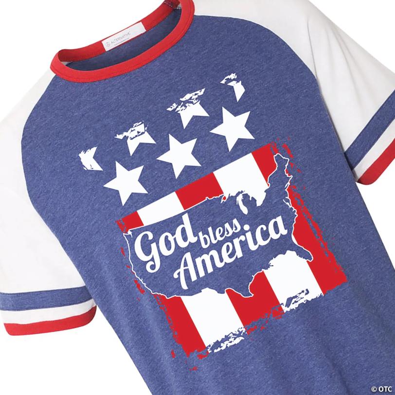 God Bless America  Adult's T-Shirt