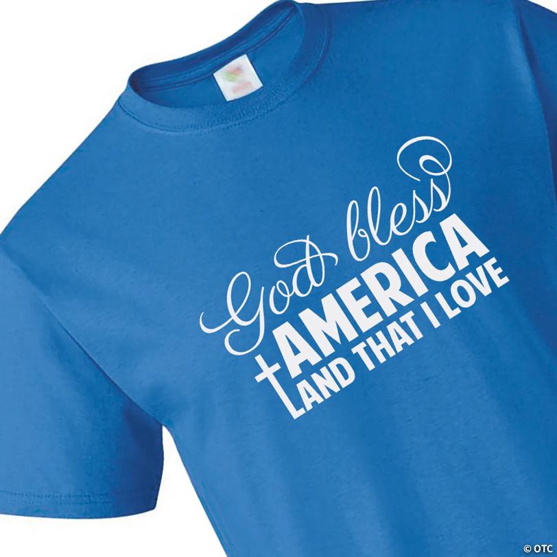 God Bless America Adults T-Shirt