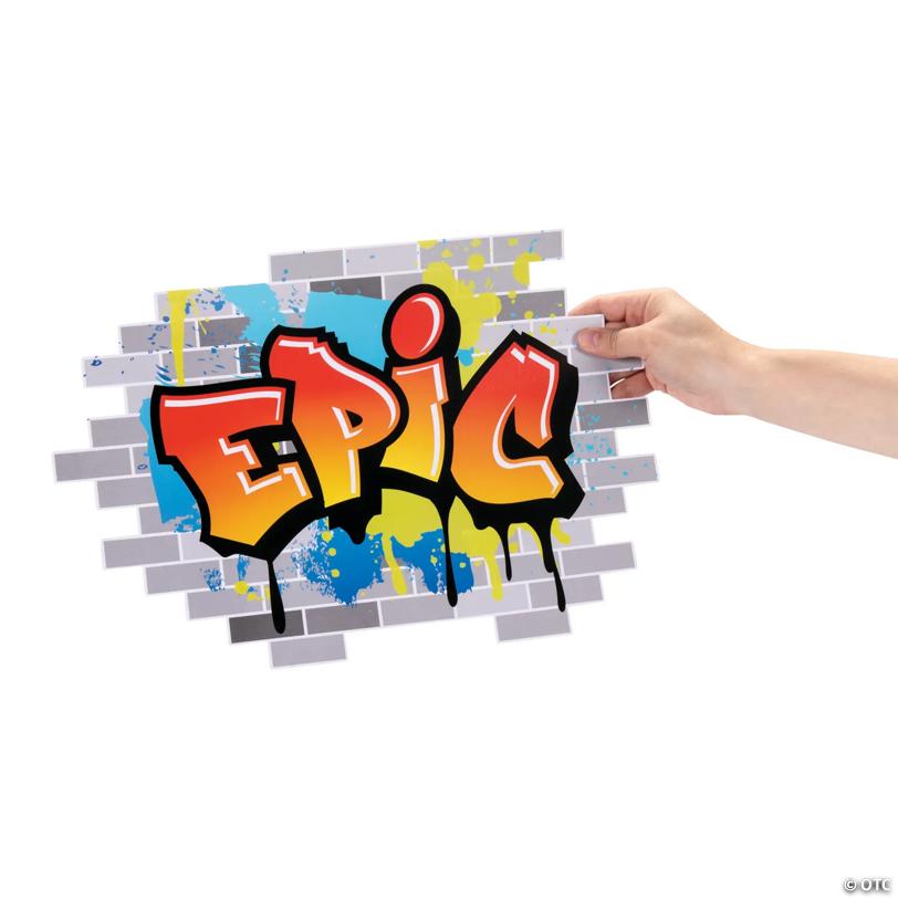 Graffiti Reading Rules Door Decorating Kit