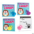 Hedgehog Flashing Ring Valentine Exchanges with Card for 36