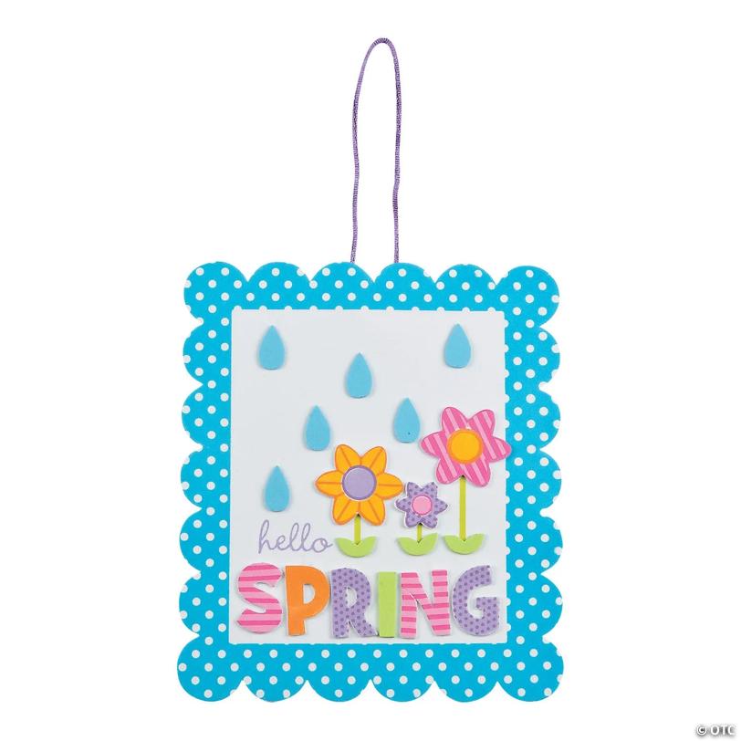 Hello Spring Sign Craft Kit- Makes 12