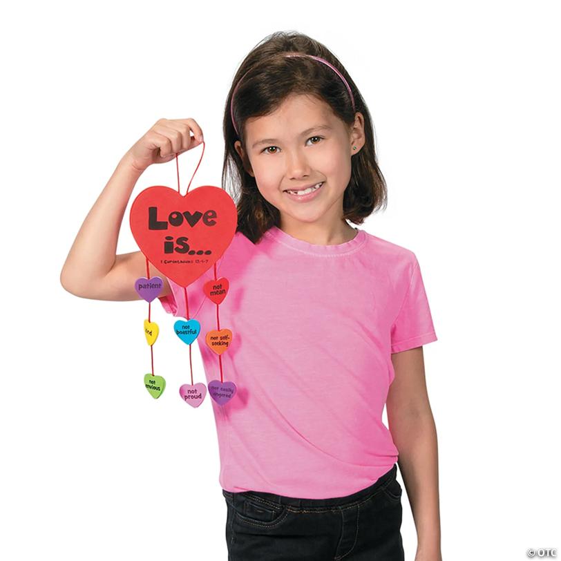 Inspirational Love Is Mobile Craft Kit - Makes 12