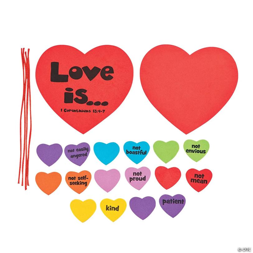 Inspirational Love Is Mobile Craft Kit - Makes 12