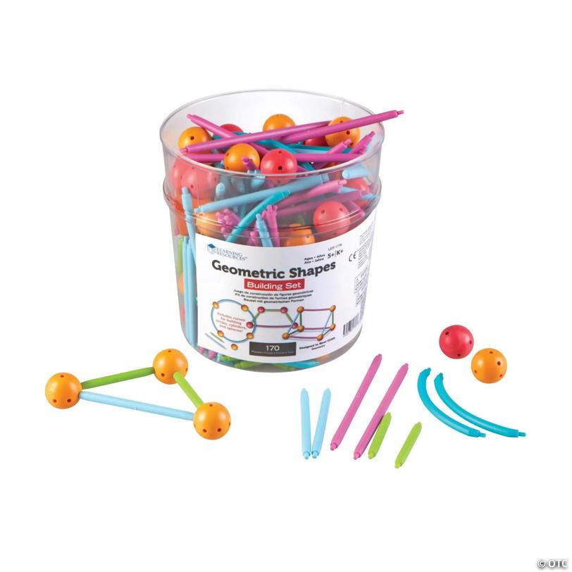 Learning Resources® Geometric Shapes Building Set