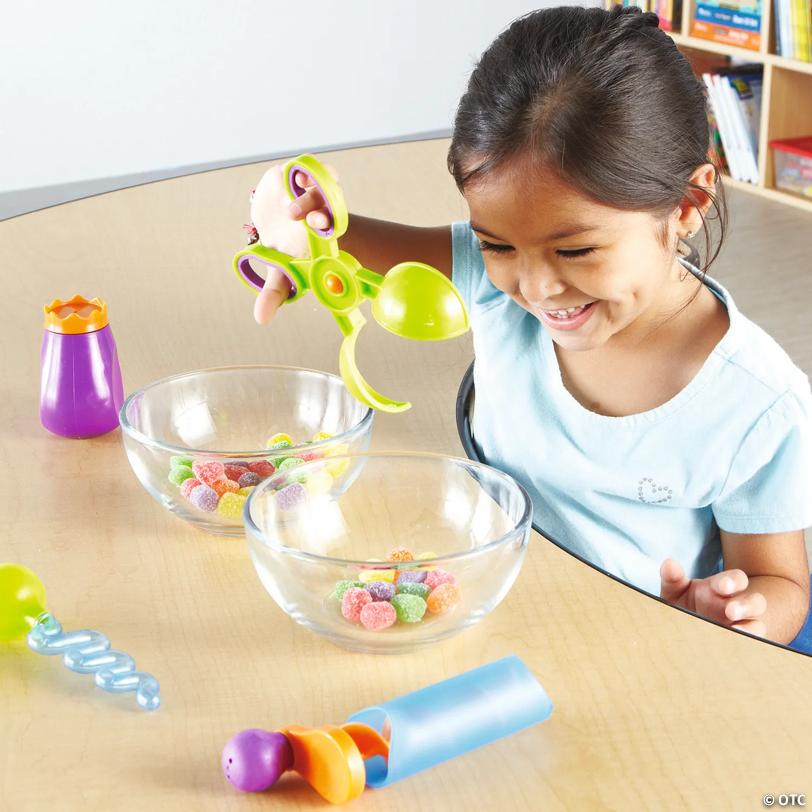 Learning Resources Sand & Water Fine Motor Tool Set- 4 Pc.
