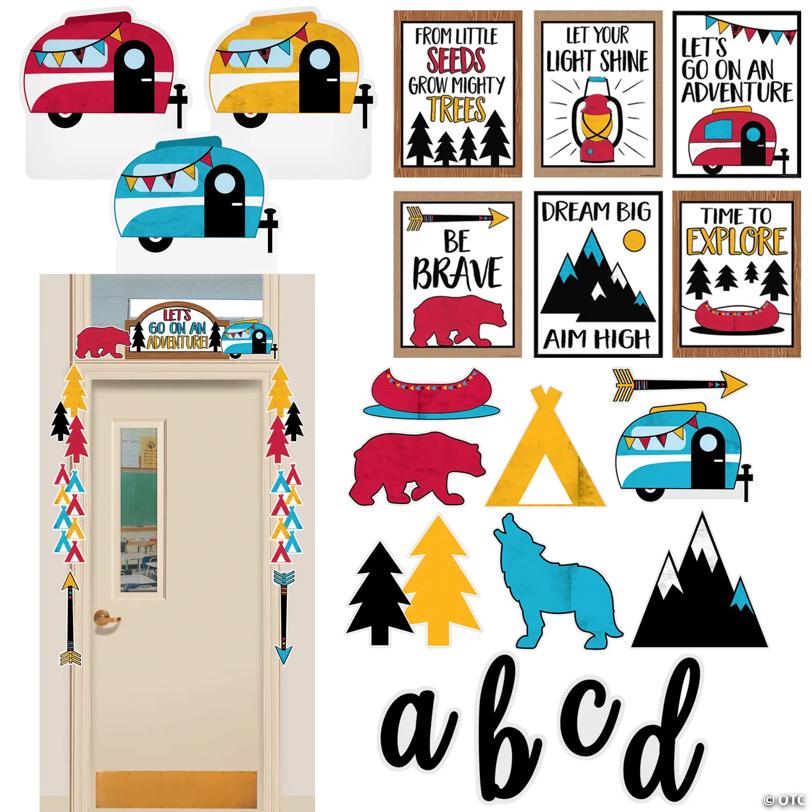 Let’s Go on an Adventure Classroom Decorating Kit - 141 Pc.