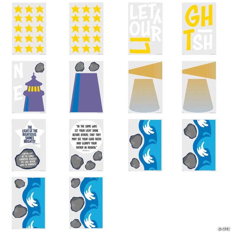 Let Your Light Shine Bulletin Board Set - 14 Pc.