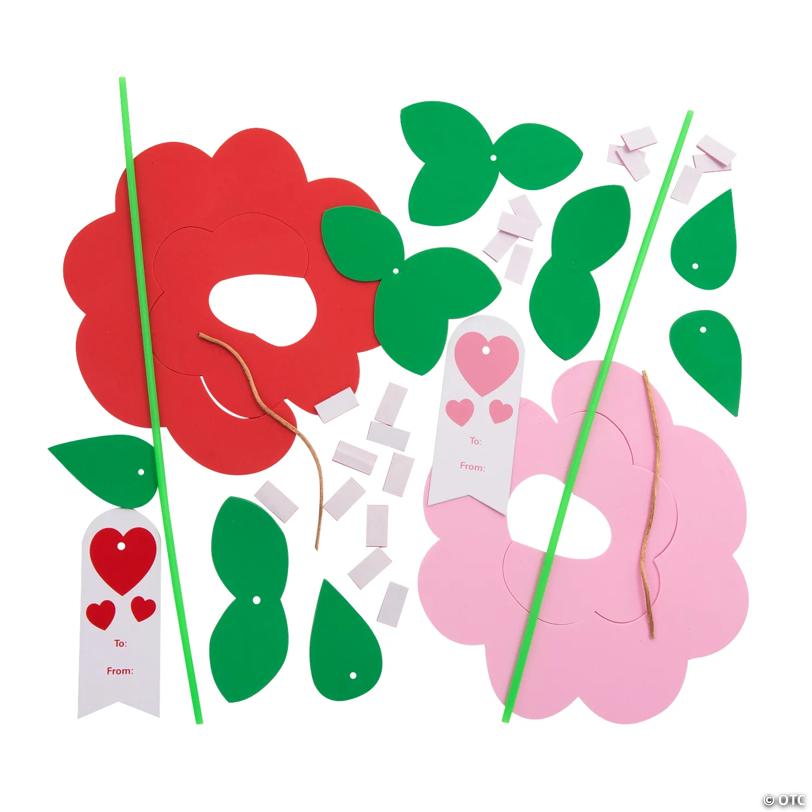Long Stem Rose Craft Kit - Makes 12