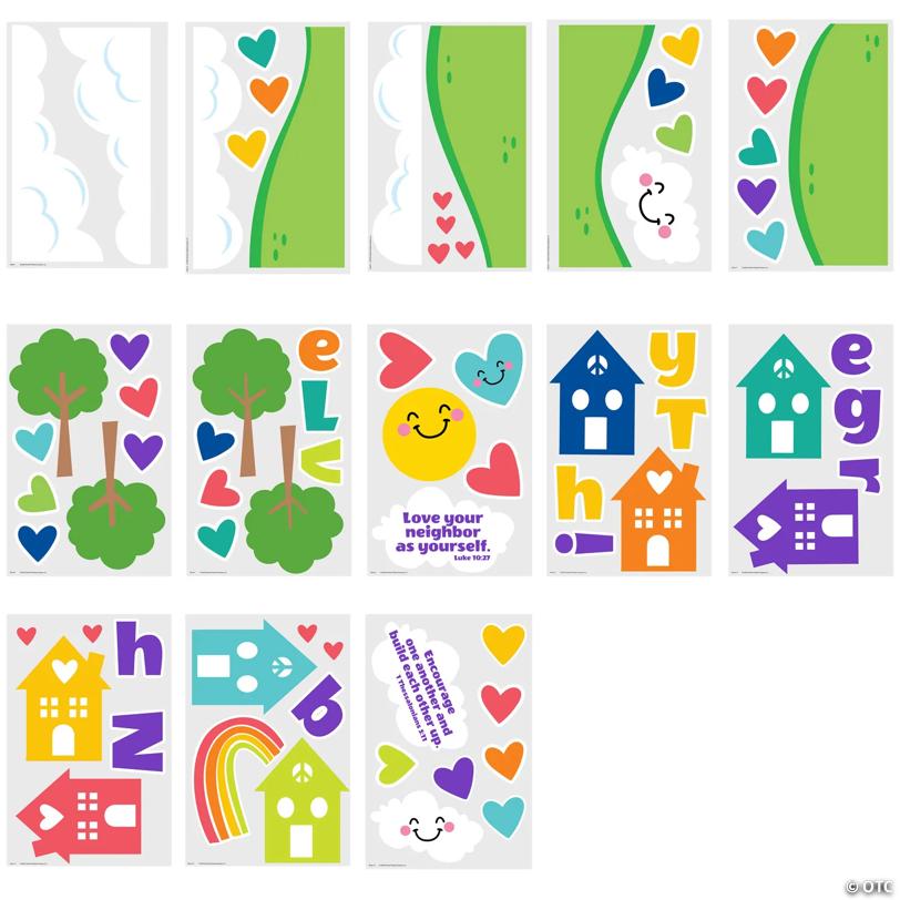 Love Thy Neighbor Bulletin Board Set - 13 Pc.