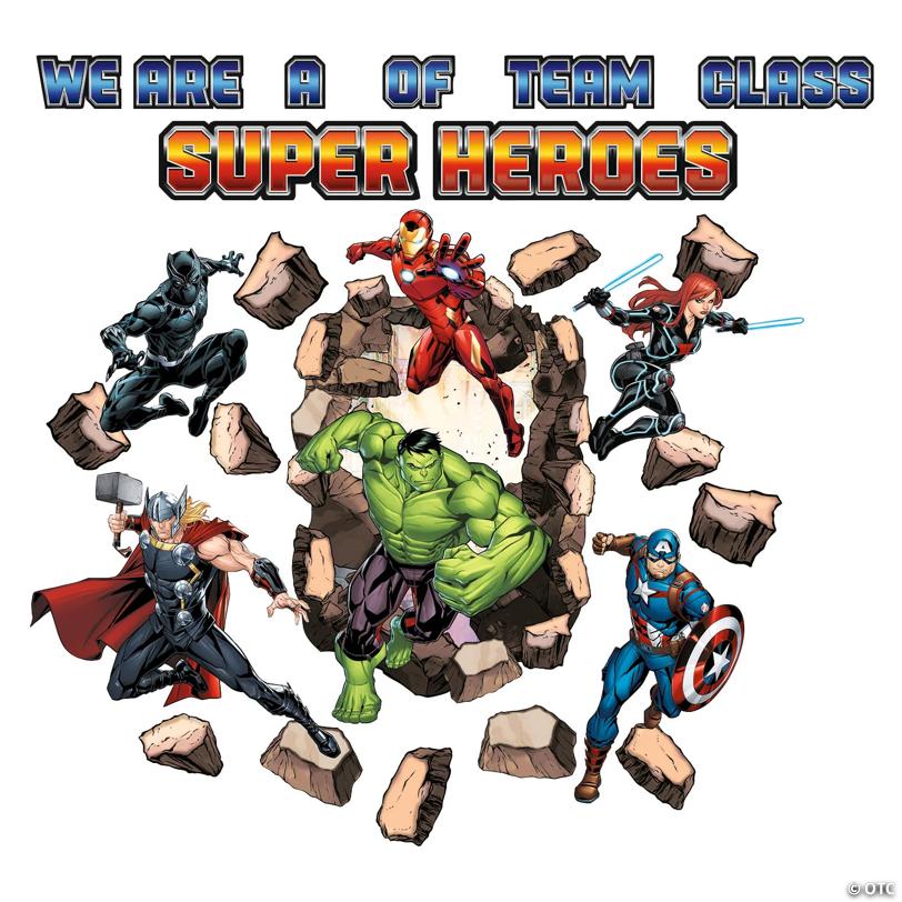 Marvel™ Superhero Bulletin Board Set - 27 Pc.