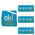Mini Dr. Seuss™ Oh, the Places You’ll Go Canvas Tote Bags - 12 Pc. | Elite Festo