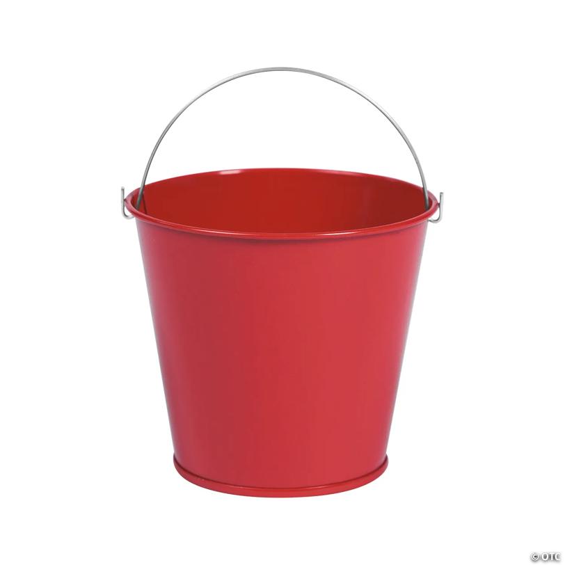 Mini Red Favor Pails - 12 Pc. | Elite Festo