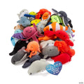 Mini Sea Life Stuffed Animals Valentine Exchanges with Card for 50