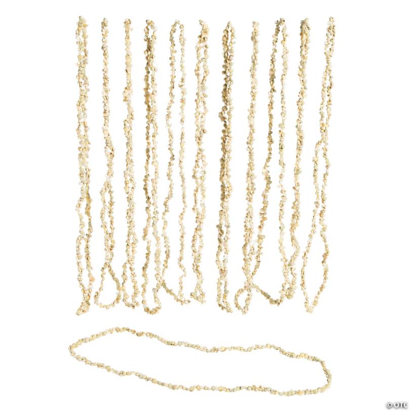 Natural Shell Leis - 12 Pc. | Elite Festo