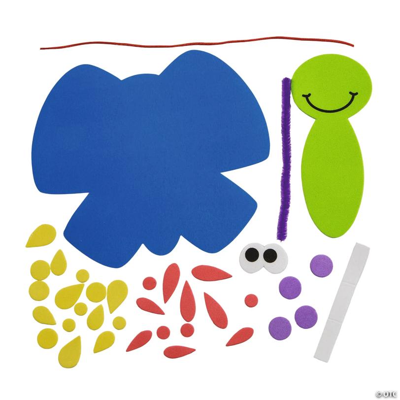 Paper Plate Butterfly Craft Kit - Makes 12