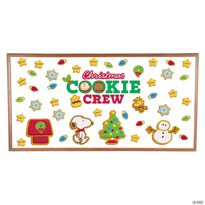 Peanuts® Charlie Brown & Snoopy Christmas Classroom Bulletin Board Set - 57 Pc.